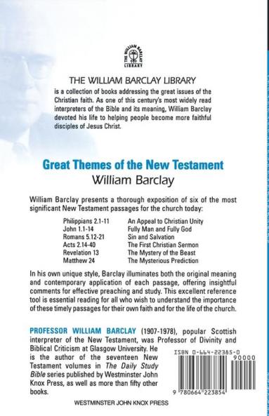 Great Themes of the New Testament