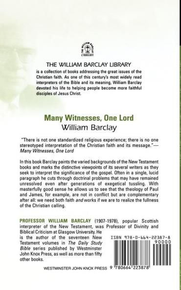 Many Witnesses One Lord