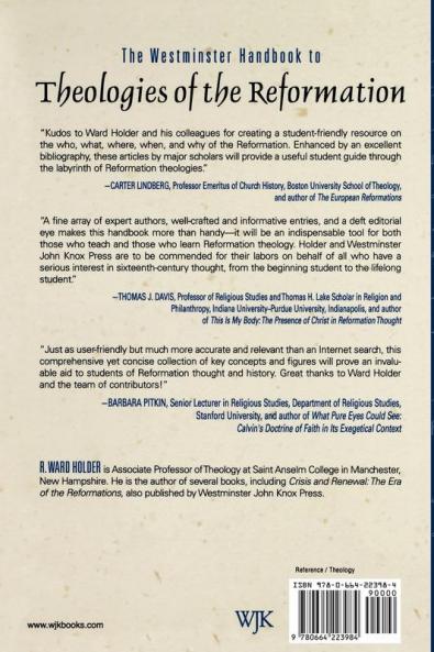 The Westminster Handbook to Theologies of the Reformation