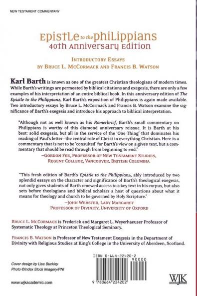 The Epistle to the Philippians 40th Anniversary Edition