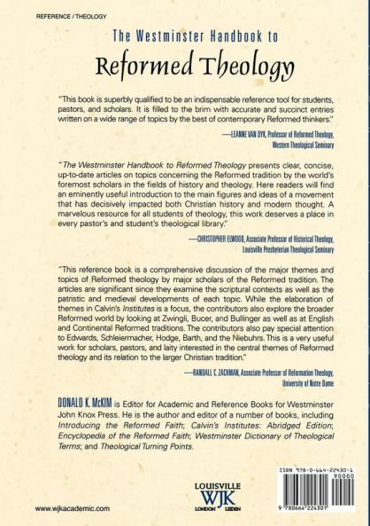 The Westminster Handbook to Reformed Theology (Westminster Handbooks to Christian Theology)
