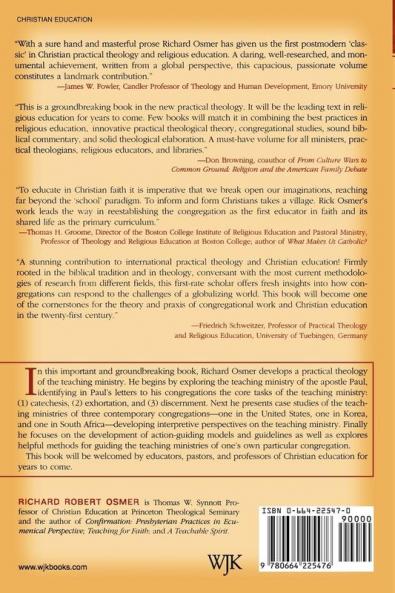 The Teaching Ministry of Congregations
