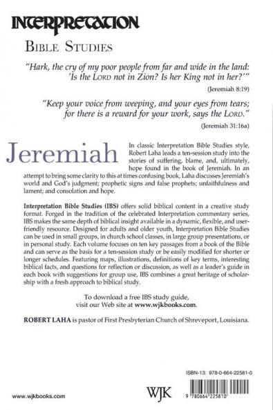 Jeremiah (Interpretation Bible Studies)