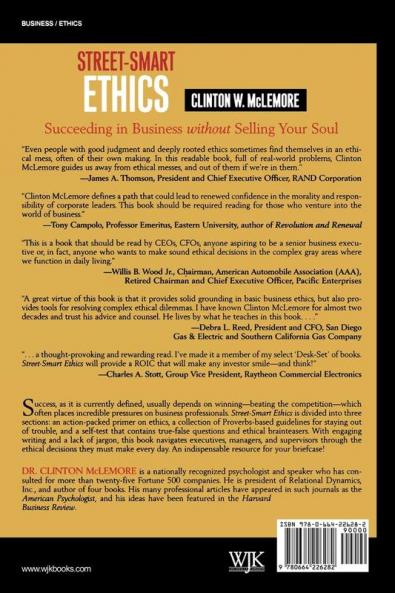 Street-Smart Ethics: Succeeding in Business without Selling Your Soul