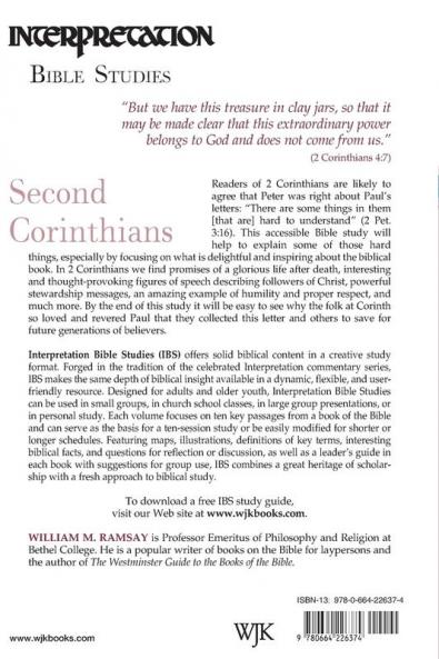 2 Corinthians (Interpretation Bible Studies)