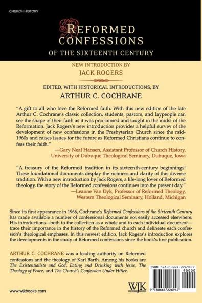 Reformed Confessions of the 16th Century