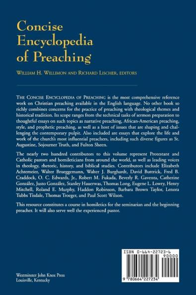 Concise Encyclopedia of Preaching