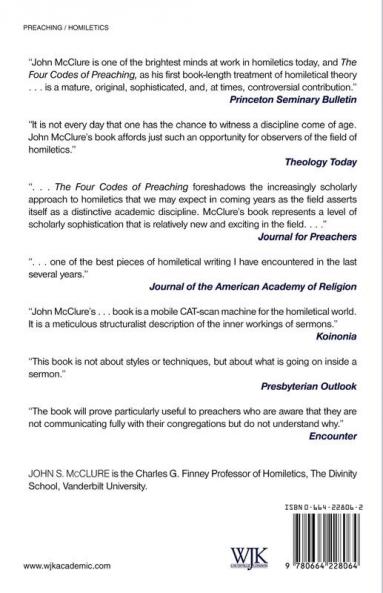 The Four Codes of Preaching: Rhetorical Strategies