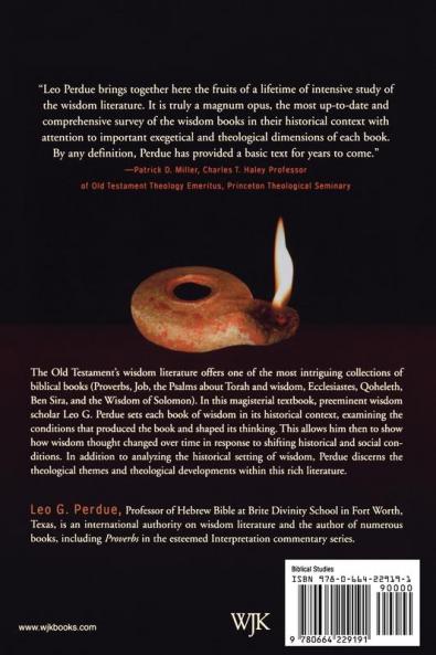 Wisdom Literature: A Theological History