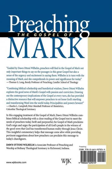 Preaching the Gospel of Mark: Proclaiming the Power of God