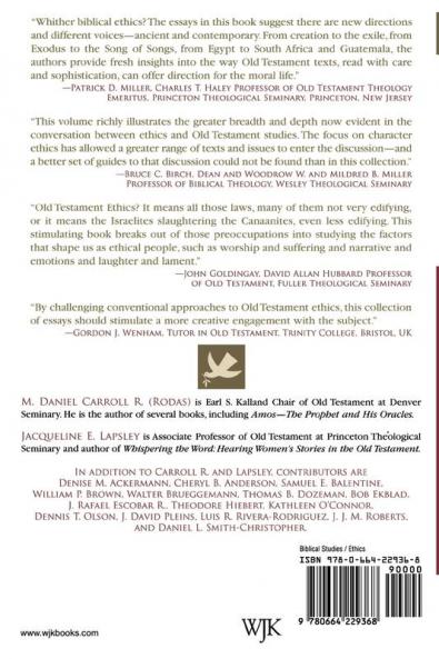 Character Ethics and the Old Testament