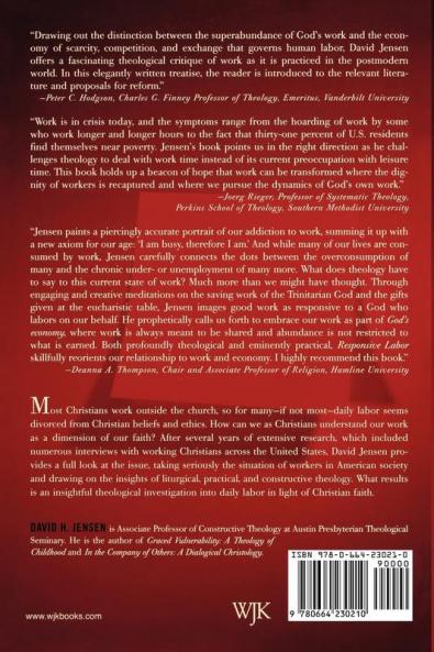 Responsive Labor: A Theology of Work