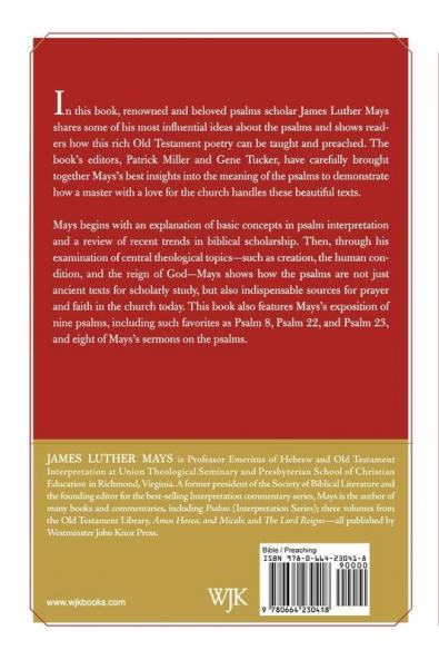Preaching and Teaching the Psalms