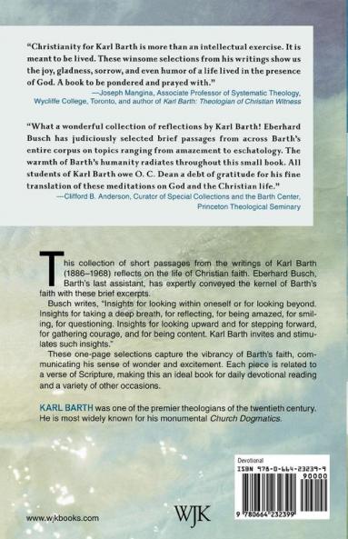 Insights: Karl Barth's Reflections on the Life of Faith