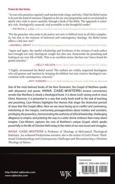 Matthew: A Theological Commentary on the Bible (Belief: a Theological Commentary on the Bible)
