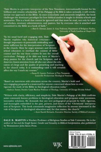 Pedagogy of the Bible: An Analysis and Proposal