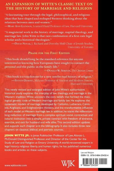 From Sacrament to Contract Second Edition: Marriage Religion and Law in the Western Tradition