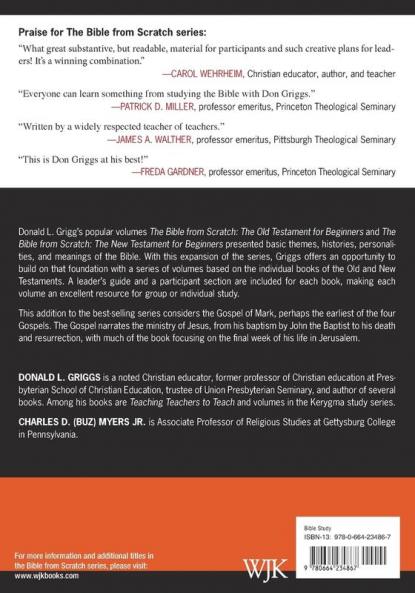 Mark's Gospel from Scratch: The New Testament for Beginners (The Bible from Scratch)