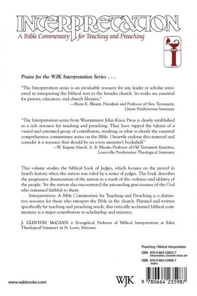 Judges: Interpretation (Interpretation: A Bible Commentary for Teaching and Preaching)