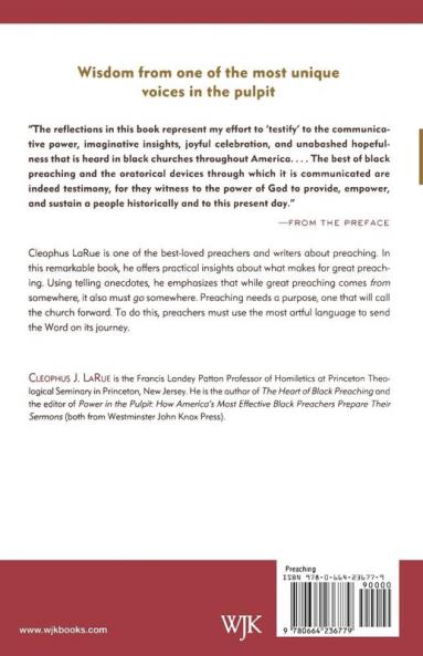 I Believe I'll Testify: The Art of African American Preaching