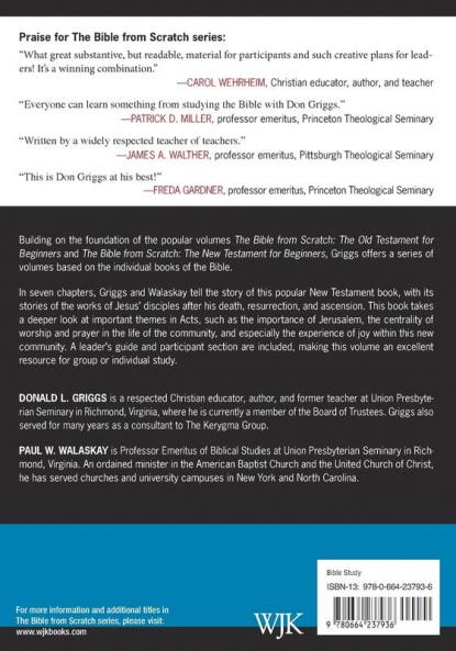 Acts from Scratch: The New Testament for Beginners (Bible from Scratch)