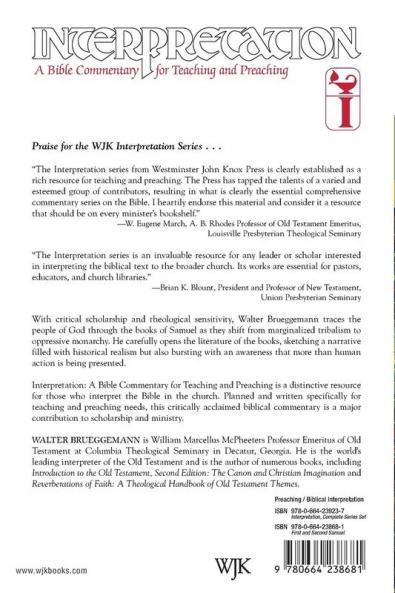 First and Second Samuel: Interpretation (Interpretation: A Bible Commentary for Teaching and Preaching)