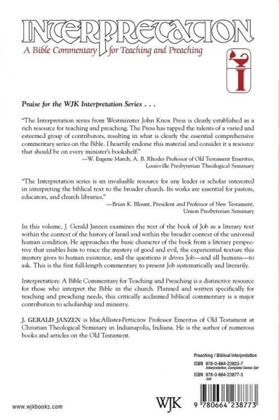 Job: Interpretation (Interpretation: A Bible Commentary for Teaching and Preaching)