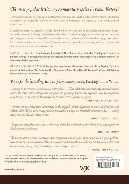 Feasting on the Word: Season after Pentecost 2 (Propers 17-Reign of Christ): 4