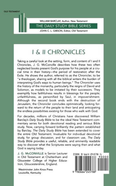I and II Chronicles (Daily Study Bible)