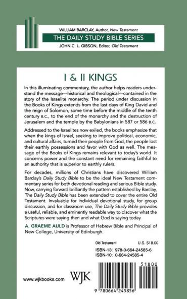 I and II Kings (Daily Study Bible)