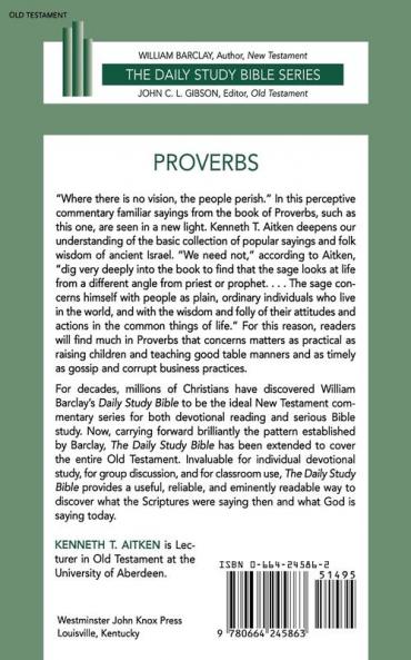 Proverbs (Daily Study Bible)