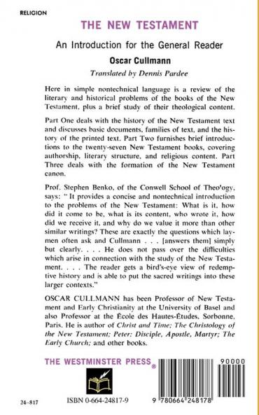 The New Testament: An Introduction for the General Reader