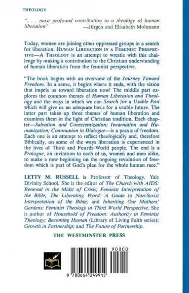 Human Liberation in a Feminist Perspective--A Theology