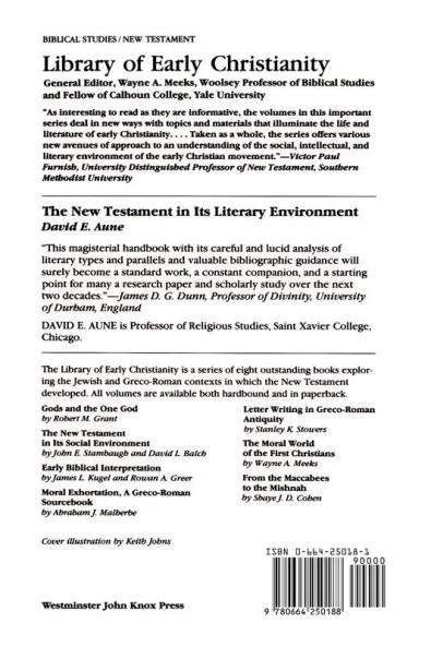 The New Testament in Its Literary Environment: 8 (Library of Early Christianity)