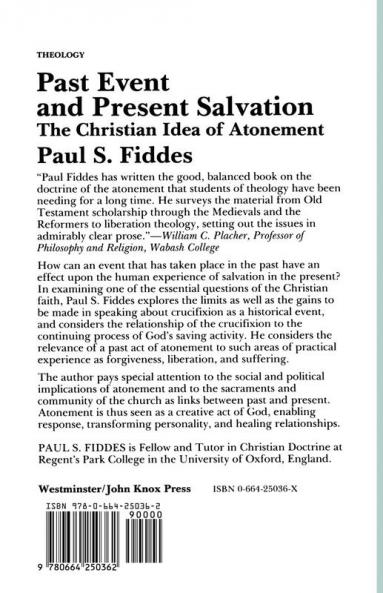 Past Event and Present Salvation: The Christian Idea of Atonement