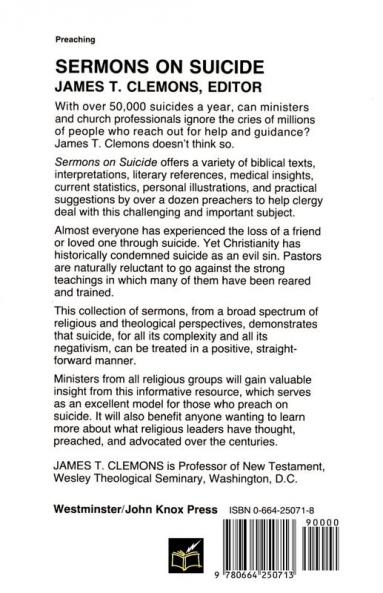 Sermons on Suicide