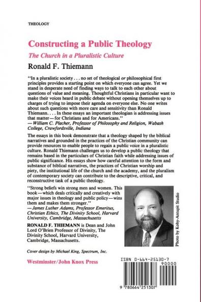 Constructing a Public Theology: The Church in a Pluralistic Culture