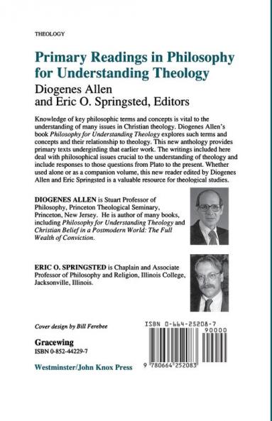 Primary Readings in Philosophy for Understanding Theology