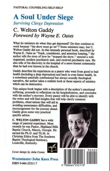 A Soul Under Siege: Surviving Clergy Depression