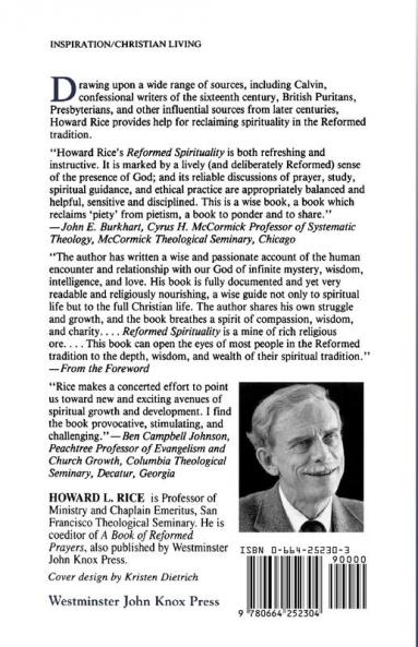 Reformed Spirituality: An Introduction for Believers