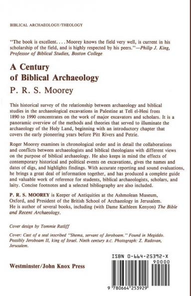 A Century of Biblical Archaeology