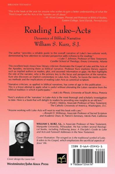 Reading Luke--Acts: Dynamics of Biblical Narrative