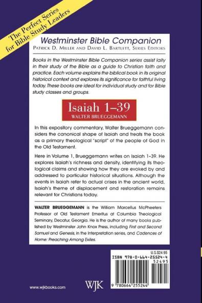 Isaiah 1-39 (Westminster Bible Companion)