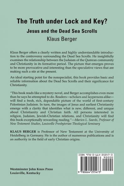 The Truth under Lock and Key?: Jesus and the Dead Sea Scrolls (Princeton Theological Dead Sea Scrolls Project S)