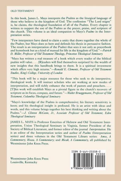 The Lord Reigns: A Theological Handbook to the Psalms (Old Testament Library)