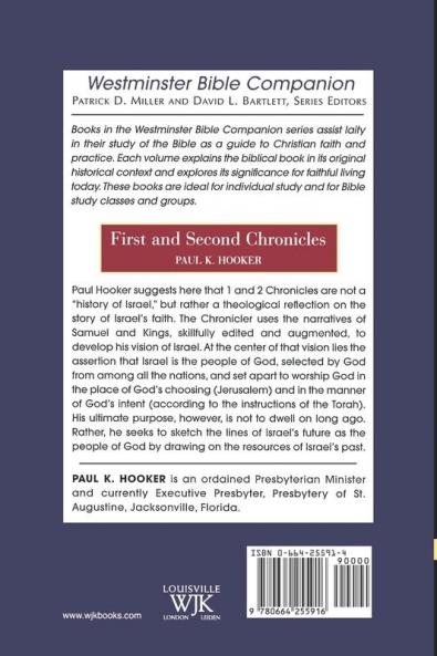 First and Second Chronicles (Westminster Bible Companion)