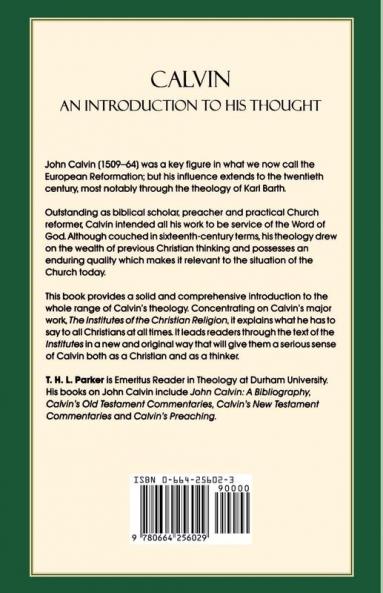 Calvin: An Introduction to His Thought