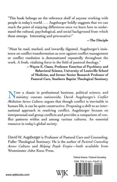 Conflict Mediation Across Cultures: Pathways and Patterns