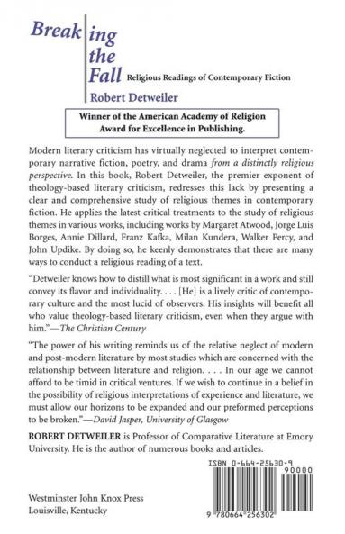Breaking the Fall: Religious Reading of Contemporary Fiction
