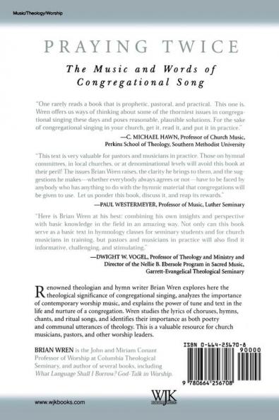 Praying Twice: The Music and Words of Congregational Song
